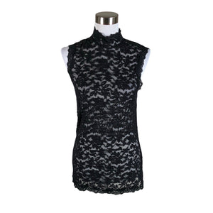 Unisex Rosemunde - Trikotaažist topp, suurus 40 - Must (1)