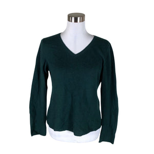Unisex Qi Cashmere - Kampsun, suurus 38 - Roheline (1)
