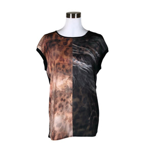 Unisex Esprit - Lühikeste käistega pluus, suurus 40 - Must (1)