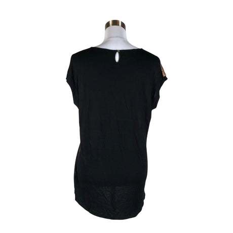 Unisex Esprit - Lühikeste käistega pluus, suurus 40 - Must (2)