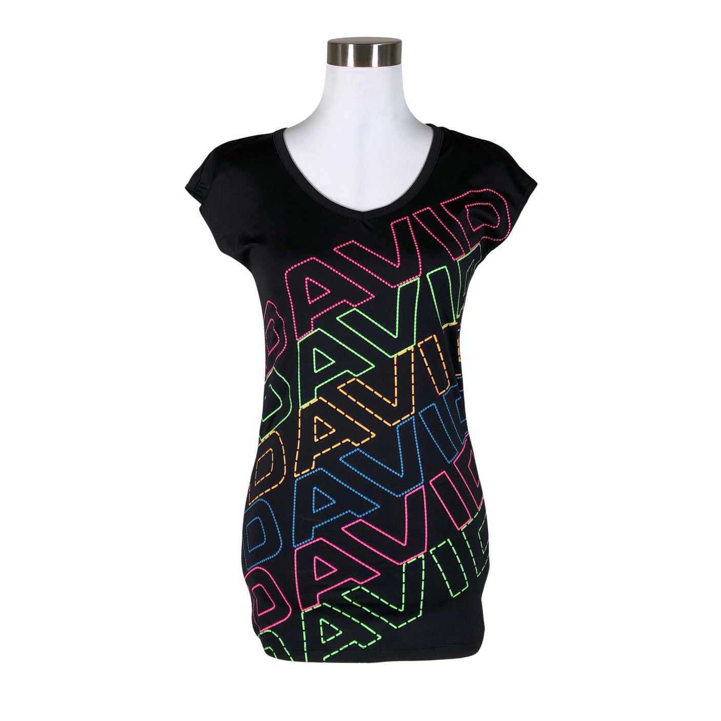 Unisex David - Spordisärk, lühikesed käised, suurus 34 - Must (1)