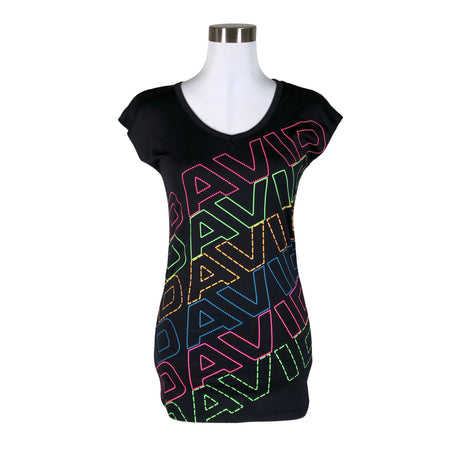 Unisex David - Spordisärk, lühikesed käised, suurus 34 - Must ()