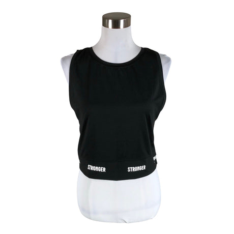 Unisex Stronger - Sporditopp, suurus 40 - Must ()