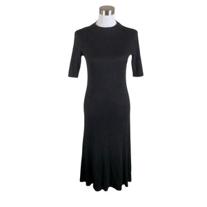 Unisex Lindex - Kootud kleit, suurus 36 - Must (1)