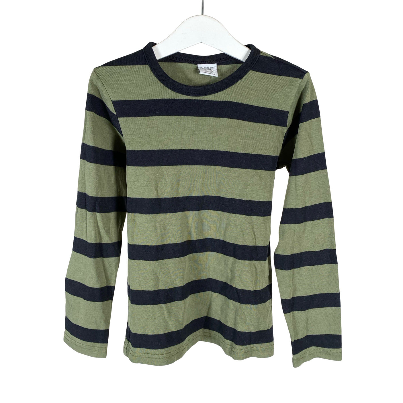 Unisex Polarn O. Pyret - Trikotaažist pluus, suurus 122 - 128 - Roheline (1)