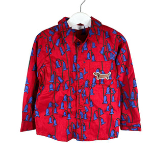 Unisex Mini Rodini - Triiksärk, suurus 104 - 110 - Punane (1)