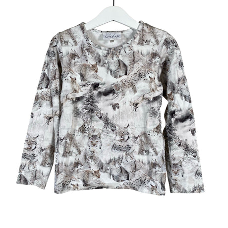 Unisex Gugguu - Trikotaažist pluus, suurus 110 - 116 - Hall ()