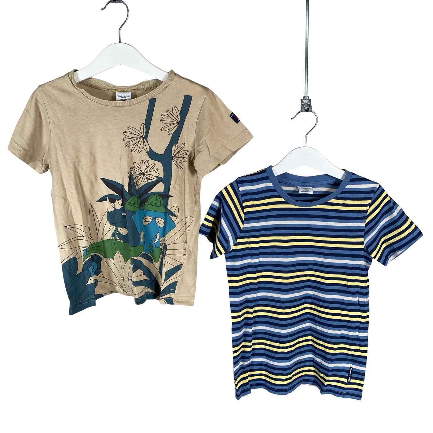 Unisex Polarn O. Pyret - T-särk, suurus 110 - 116 - Pruun (1)