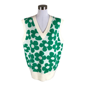 Unisex Fore - Kootud vest, suurus 38 - Looduslik valge (1)