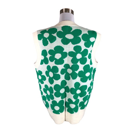 Unisex Fore - Kootud vest, suurus 38 - Looduslik valge (2)