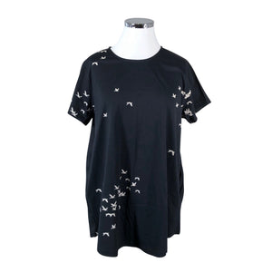 Unisex NOSH - Trikotaažist tuunika, suurus 44 - Must (1)