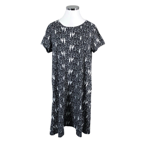 Unisex Huigee - Trikotaažist kleit, suurus 46 - Must ()