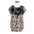 Unisex Guess - Lühikeste käistega pluus, suurus 42 - Pruun ()