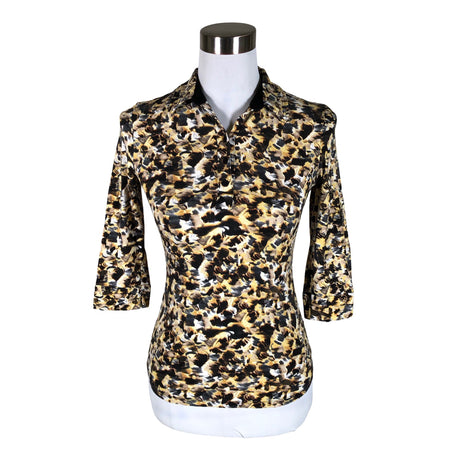 Unisex Mosaic - Trikotaažist pluus, suurus 36 - Kollane ()