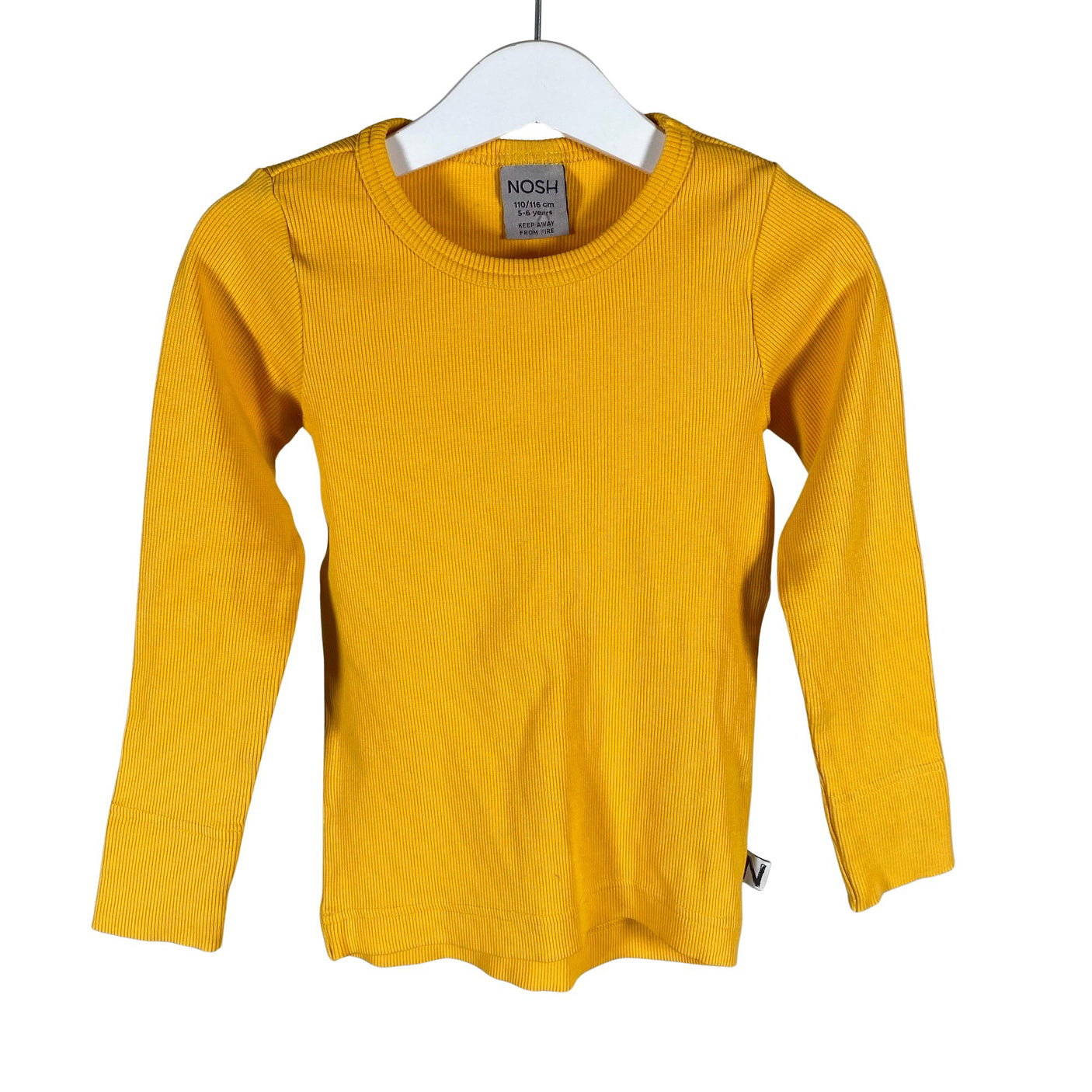 Unisex NOSH - Trikotaažist pluus, suurus 110 - 116 - Kollane (1)