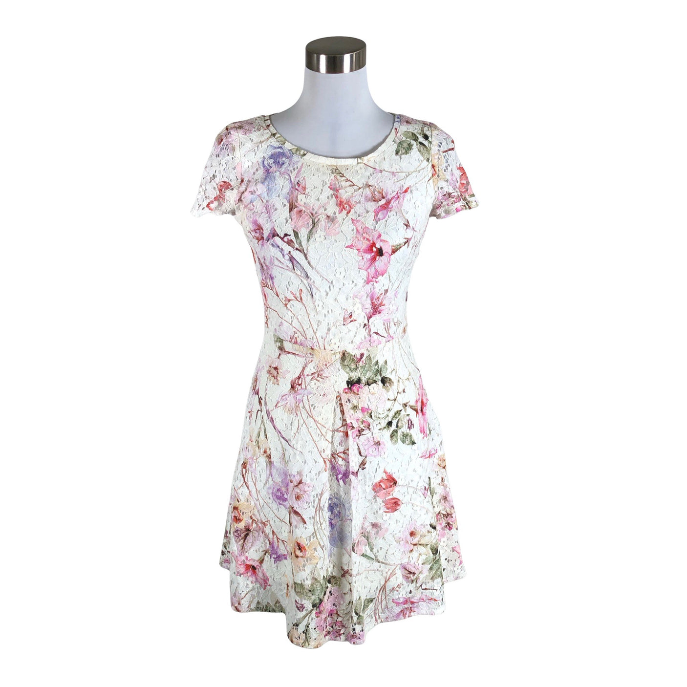 Unisex Favourites - Trikotaažist kleit, suurus 34 - Valge (1)