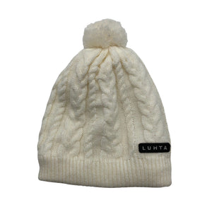 Unisex Luhta - Talvemüts, suurus 54 - 56 cm - Valge (1)