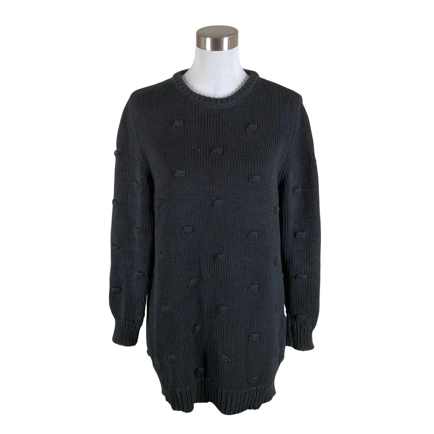 Unisex Aarrelabel - Kootud kleit, suurus 38 - Must (1)