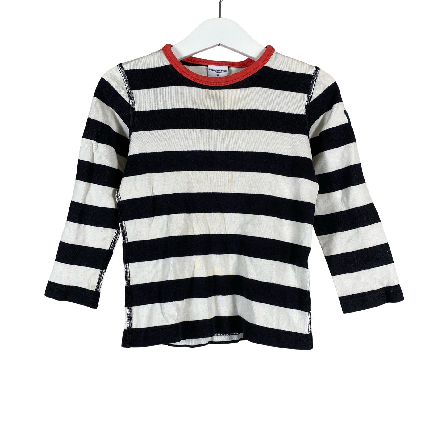 Unisex Polarn O. Pyret - Trikotaažist pluus, suurus 92 - 98 - Must (1)