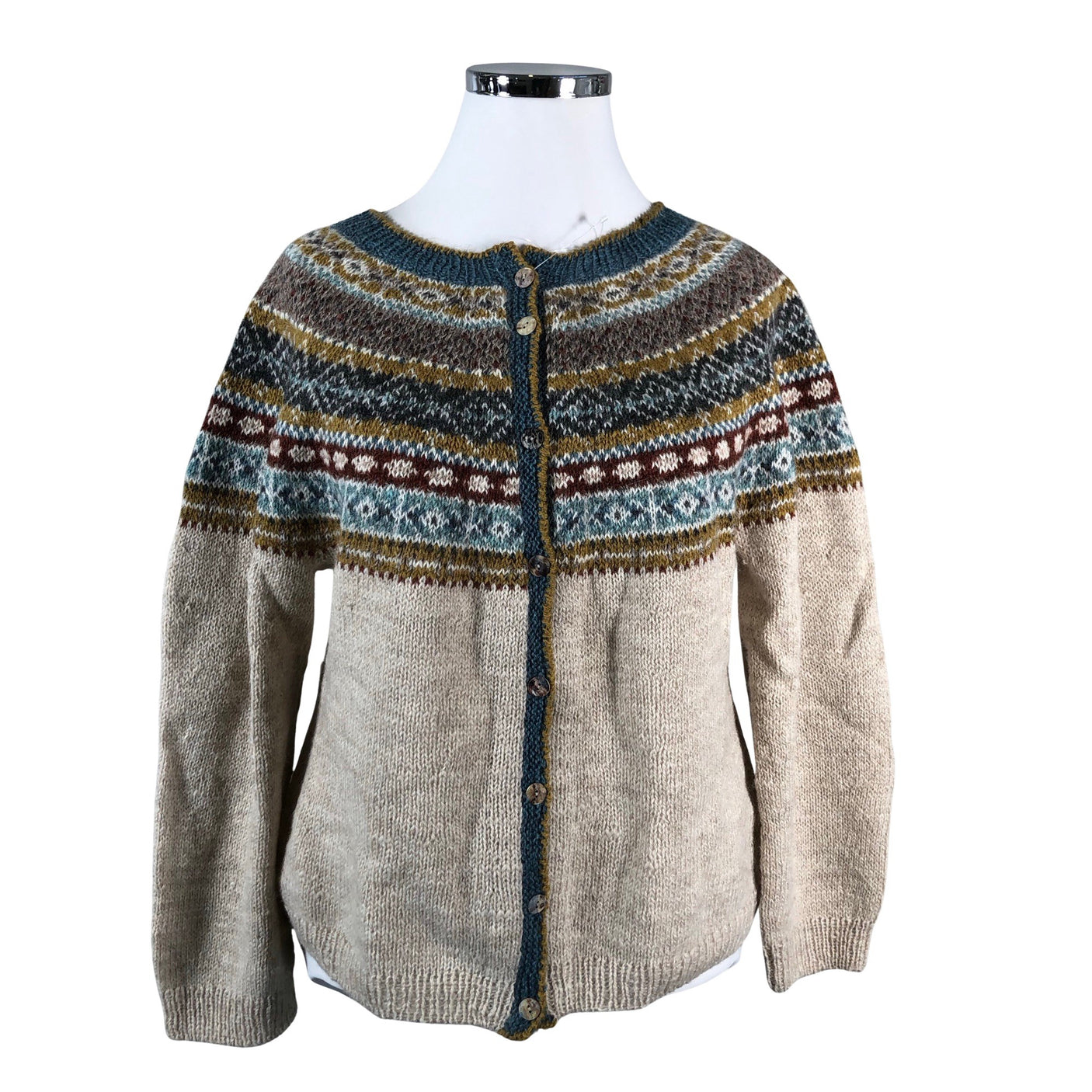 Unisex Handmade - Kardigan, suurus 42 - Beige (1)