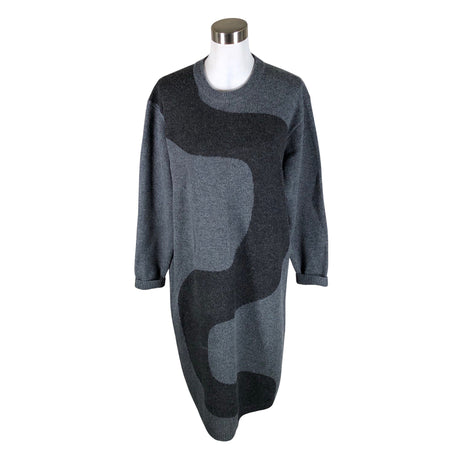 Unisex Uniqlo - Kootud kleit, suurus 40 - Hall ()