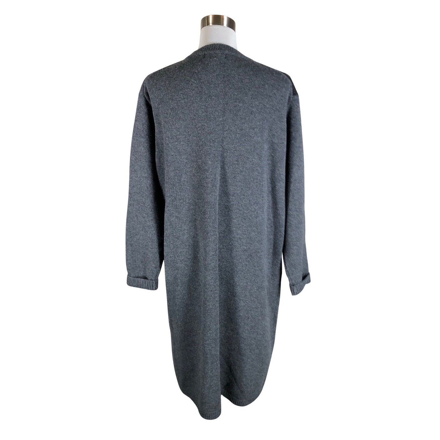 Unisex Uniqlo - Kootud kleit, suurus 40 - Hall (2)