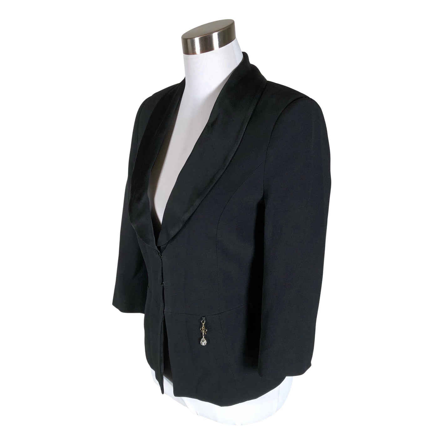 Unisex Elisabetta Franchi - Pidulik jakk, suurus 38 - Must (3)