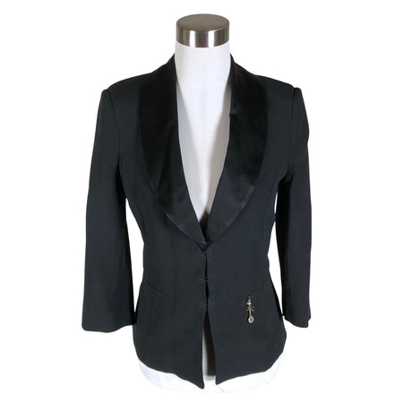 Unisex Elisabetta Franchi - Pidulik jakk, suurus 38 - Must ()
