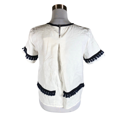 Unisex Marella - Lühikeste käistega pluus, suurus 32 - Valge (2)