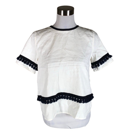 Unisex Marella - Lühikeste käistega pluus, suurus 32 - Valge ()