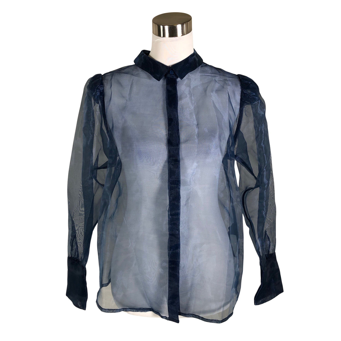 Unisex Ichi - Pidulik pluus, suurus 40 - Sinine (1)