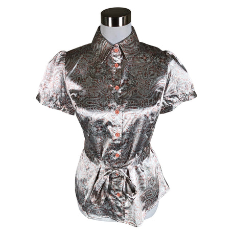 Unisex Oodji - Pluus, suurus 38 - Hall ()