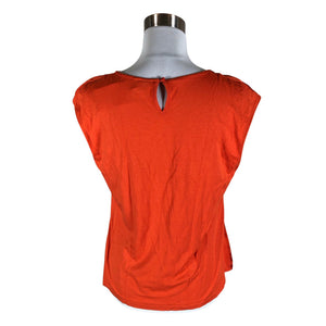 Unisex Ril's - Lühikeste käistega pluus, suurus 38 - Oranž (2)
