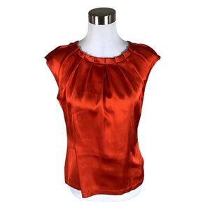 Unisex Ril's - Lühikeste käistega pluus, suurus 38 - Oranž (1)