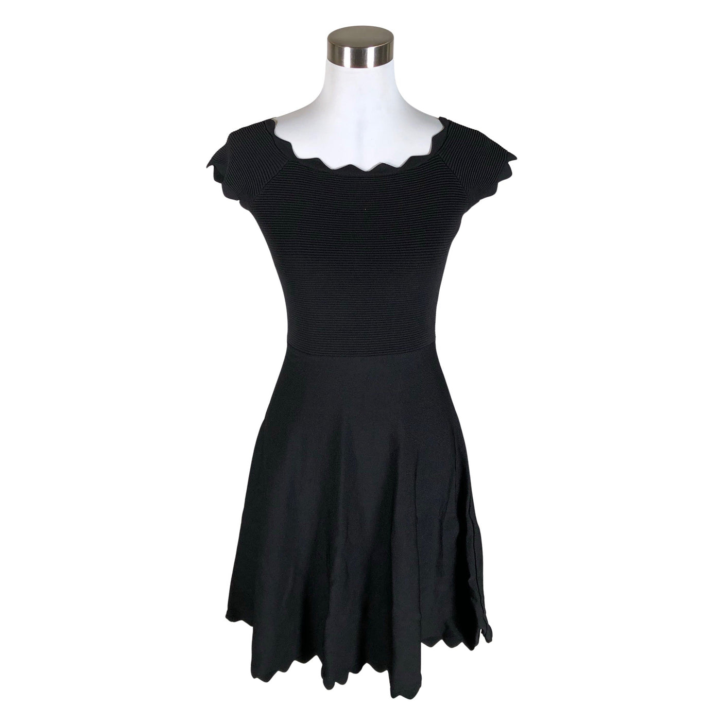 Unisex Derhy - Trikotaažist kleit, suurus 36 - Must (1)