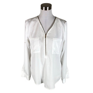 Unisex Calvin Klein - Pluus, suurus 38 - Valge (1)