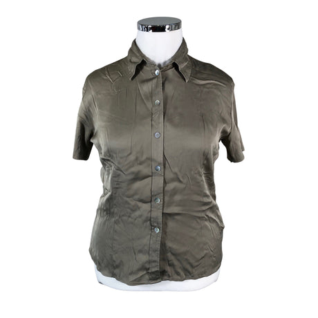 Unisex Ril's - Lühikeste käistega pluus, suurus 42 - Roheline ()