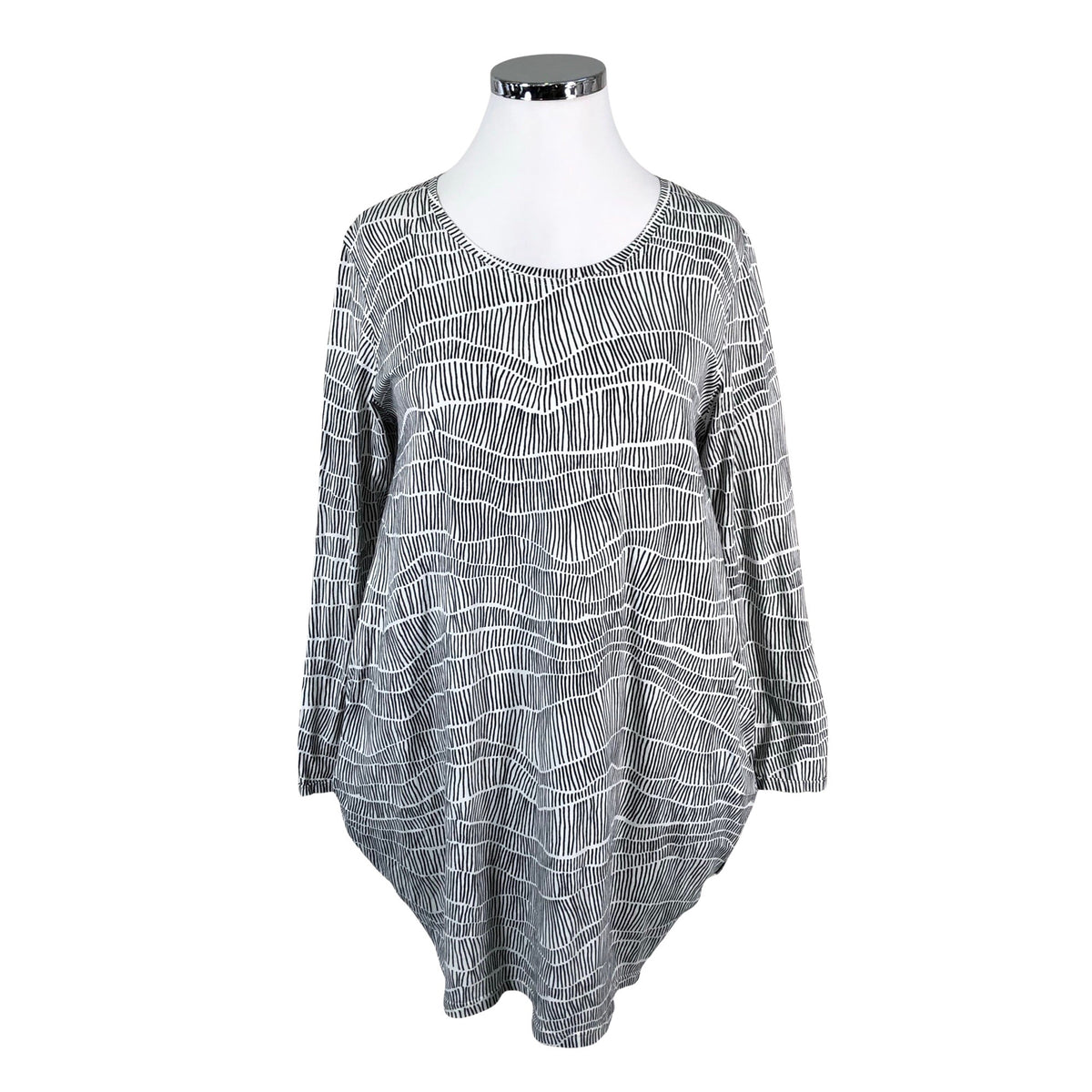 Unisex Taimi - Trikotaažist kleit, suurus 42 - Valge (1)