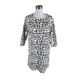 Unisex Martinex - Trikotaažist kleit, suurus 40 - Valge (1)
