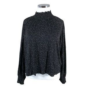Unisex Lindex - Trikotaažist pluus, suurus 48 - Must (1)