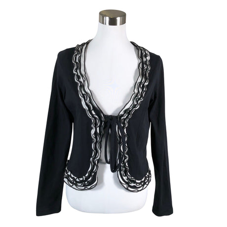 Unisex Bandolera - Trikotaažist boolero, suurus 40 - Must ()