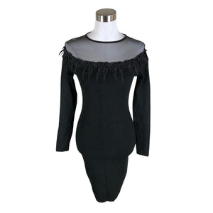 Unisex Bluoltre - Kootud kleit, suurus 36 - Must (1)