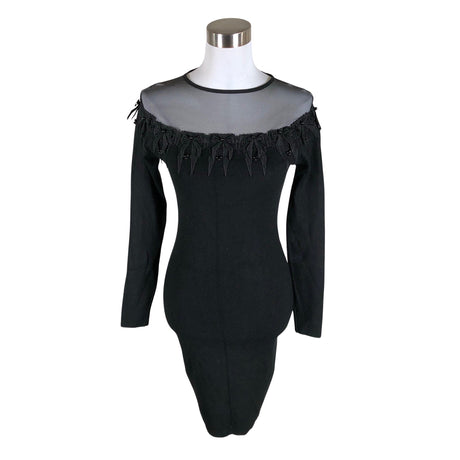 Unisex Bluoltre - Kootud kleit, suurus 36 - Must ()