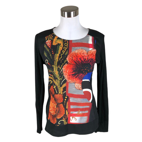 Unisex Desigual - Trikotaažist pluus, suurus 36 - Must ()