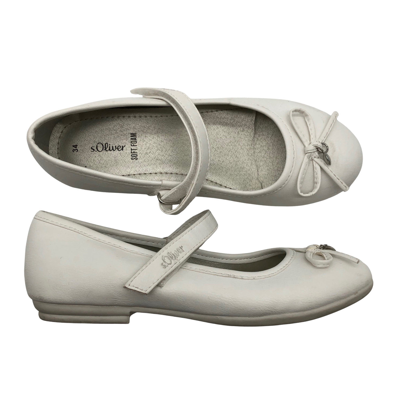Unisex s.Oliver - Baleriinad, suurus 34 - Valge (1)