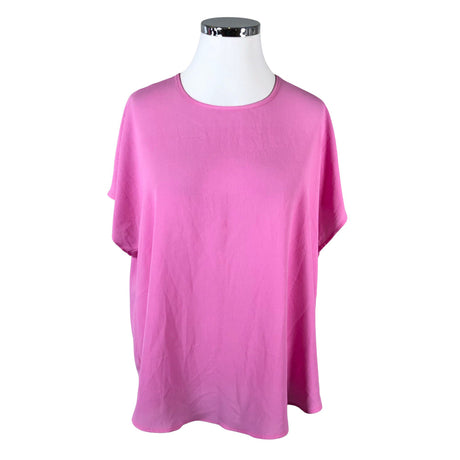 Unisex Zizzi - Lühikeste käistega pluus, suurus 44 - Heleroosa ()