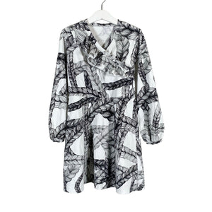 Unisex Handmade - Trikotaažist kleit, suurus 122 - 128 - Valge (1)