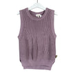 Unisex POMPdeLUX - Kootud vest, suurus 122 - 128 - Lilla ()