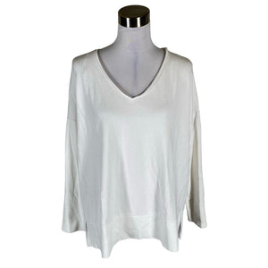 Unisex Second Female - Trikotaažist pluus, suurus 40 - Valge (1)