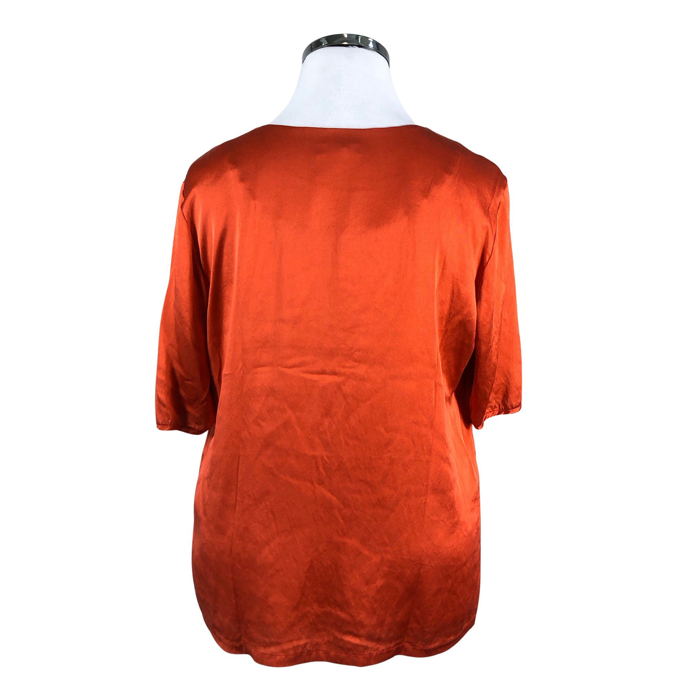 Unisex Andiata - Lühikeste käistega pluus, suurus 44 - Oranž (3)